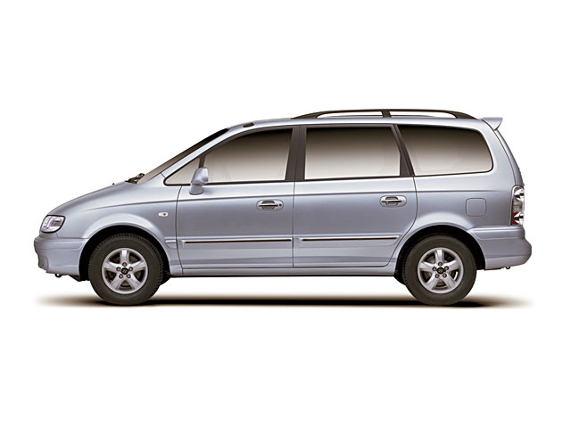 Коврики Hyundai TRAJET 7 мест 2000-2009